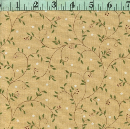 Quilter's Album: Vines on Tan